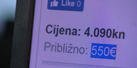 Cijena stana na oglasu (Foto: Dnevnik.hr)