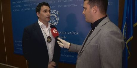 Romano Benković, Službe kriminalističke policije PU karlovačke, i Domagoj Mikić (Foto: Dnevnik.hr)