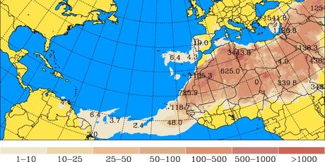 Satelitske predikcije rute oblaka prašine (University of Athens) - 4