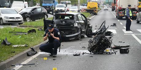 Prometna nesreća na Slavonskoj aveniji (Josip Regovic/PIXSELL) - 1