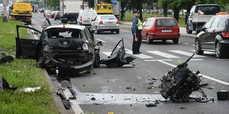 Prometna nesreća na Slavonskoj aveniji (Josip Regovic/PIXSELL) - 7