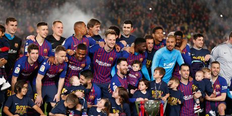 Barcelona slavi naslov prvaka (Foto: AFP)