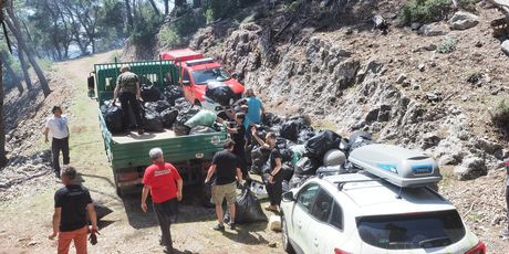 Akcija čišćenja plaže Grabova na otoku Mljetu (Foto: Udruga Zelene stope) - 2