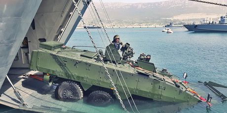Vojna vježba bojnih vozila Patria u Splitu (Foto: OJI HRM) - 3