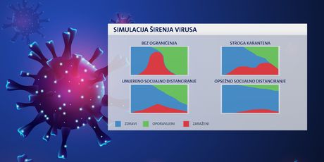 Grafički prikaz širenja virusa 5