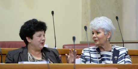 Nevenka Bečić i Jadranka Kosor