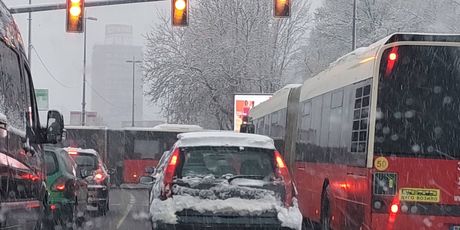 Problemi u prometu zbog snijega - 1