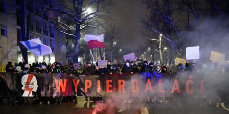 Prosvjed za pravo na izbor u Varšavi