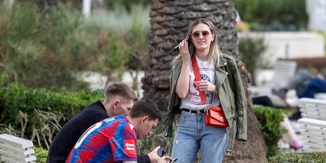 Navijači Hajduka uoči derbija