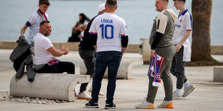 Navijači Hajduka uoči derbija - 2
