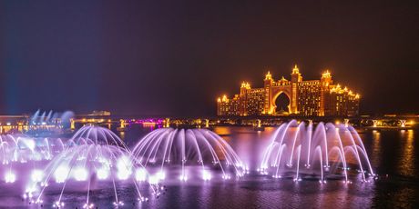 Fontana palmi, Dubai