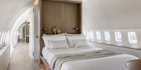 Spavaća soba u rashodovanom Boeingu 737