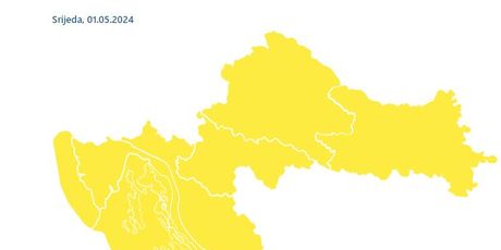 Meteoalarm 1. svibnja