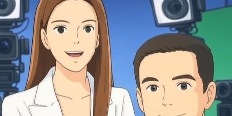 Valentina Baus i Dino Goleš u Ghibli stilu