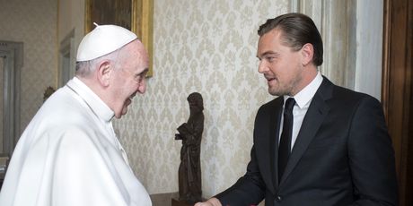 Leonardo DiCaprio i papa Franjo - 11
