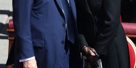 Donald i Melania Trump na ispraćaju pape Franje - 2