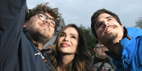 Severina podržala srpske studente u Virovitici - 3