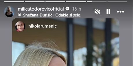 Milica Todorović na Instagramu - 1