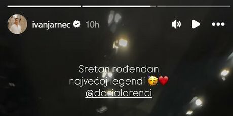 Ivan Jarnec na Instagramu, Daria Lorenci Flatz