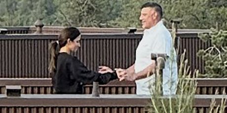 Dianna Russini i Mike Vrabel