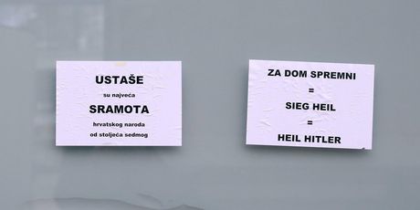 Plakati na Trgu bana Jalačića