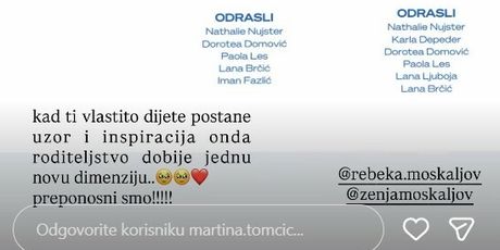 Martina Tomčić na Instagramu