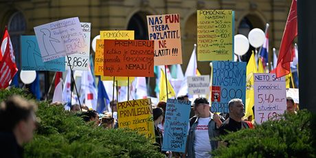 Prosvjed za veće plaće i mirovine - 4