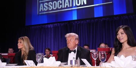 Melania i Donald Trump na svečanoj večeri