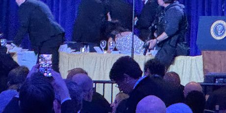 Evakuacija Donalda Trumpa