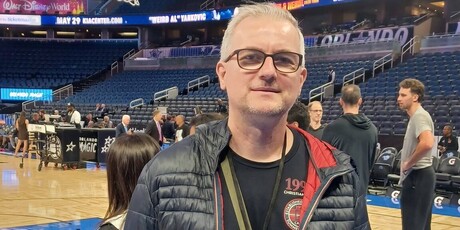 Ivica Medo na NBA utakmici Orlando Magica i Atlante Hawks u Orlandu