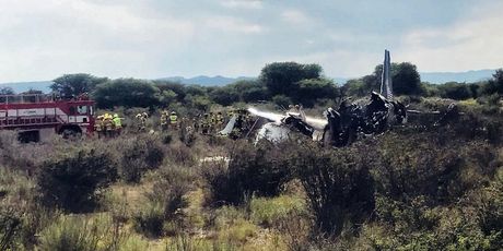 U Meksiku se srušio avion (Foto: AFP)