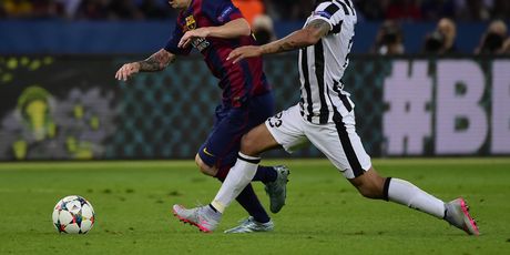 Lionel Messi i Arturo Vidal (Foto: AFP)