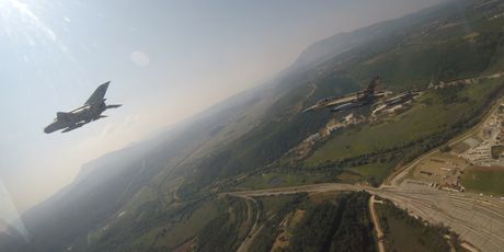 Pogled iz MiG-a (Foto: Hrvatsko ratno zrakoplovstvo )