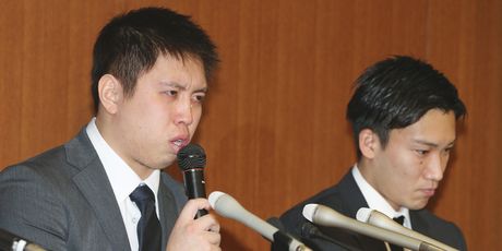 Momota i Tago na sudu (Foto: AFP)