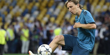 Luka Modrić na treningu Reala (Foto: AFP)