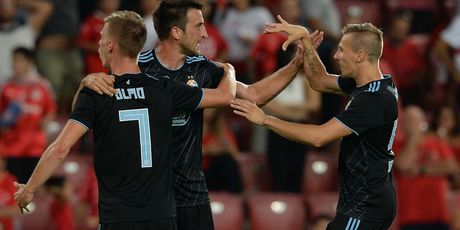 Dani Olmo, Mario Budimir i Mislav Oršić (Photo: Vjeran Zganec-Rogulja/PIXSELL)