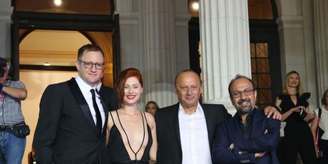 Mike Goddridge, Judita Franković Brdar, Mirsad Purivatra, Asghar Farhadi (Foto: Press SFF, Aida Redžepagić)