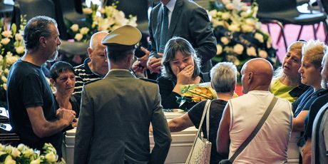 Pogreb u Genovi (Foto: AFP)