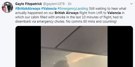 Dim u avionu British Airwaysa (Foto: Twitter) - 1
