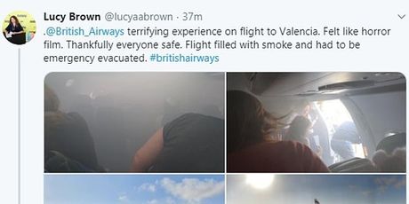 Dim u avionu British Airwaysa (Foto: Twitter) - 3