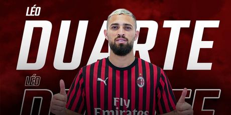 Leo Duarte (Foto: Twitter/AC Milan)