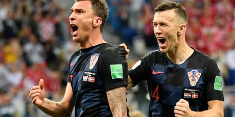 Mario Mandžukić i Ivan Perišić (Foto: AFP)