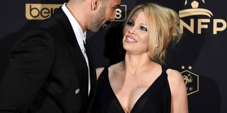 Adil Rami i Pamela Anderson (Foto: AFP)