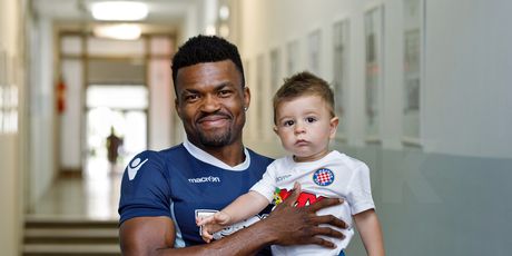 Samuel Edouk i Toma Efendić (Foto: Robert Matić / hajduk.hr)