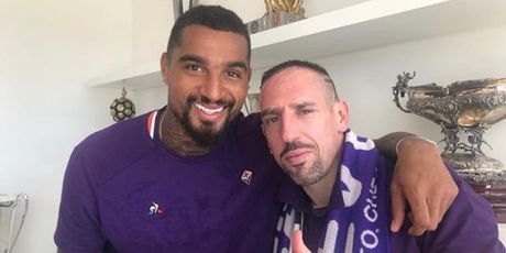 Kevin-Prince Boateng i Franck Ribery (Foto: Twitter)