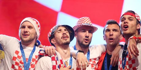 Ante Rebić, Šime Vrsaljko, Danijel Subašić, Mario Mandžukić i Duje Ćaleta-Car (Photo: Petar Glebov/PIXSELL)