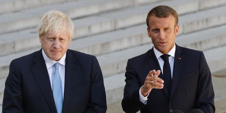 Emmanuel Macron, Boris Johnson (Foto: Christophe PETIT TESSON / POOL / AFP)