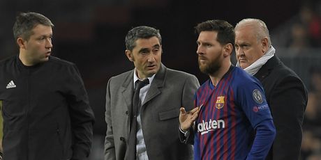 Ernesto Valverde i Lionel Messi (Foto: AFP)