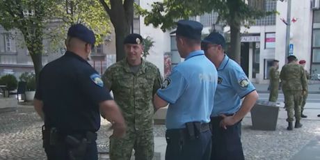 Hrvatski vojnici u Kninu zbog priprema proslave 25. obljetnice Oluje - 2