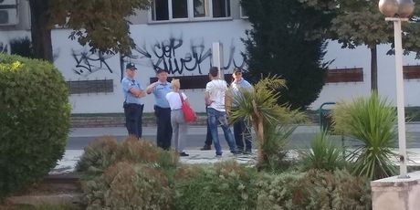 Policija ispred Županijskog suda u Splitu - 2